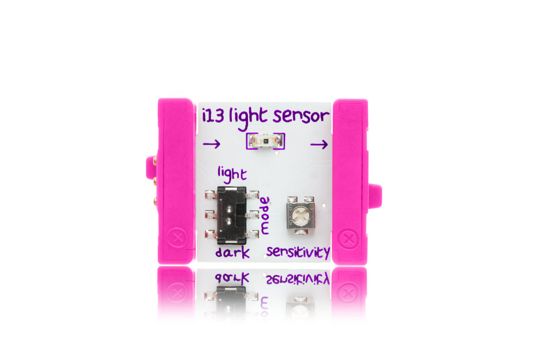 littleBits i13 light sensor